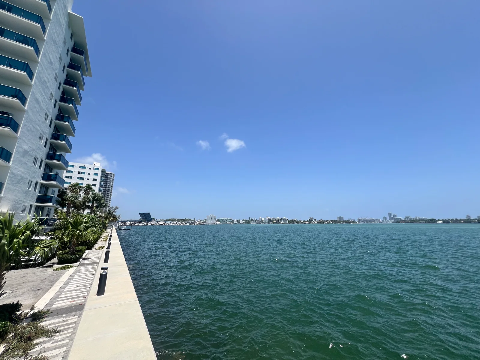 Biscayne Bay from the Treasure Island waterfront