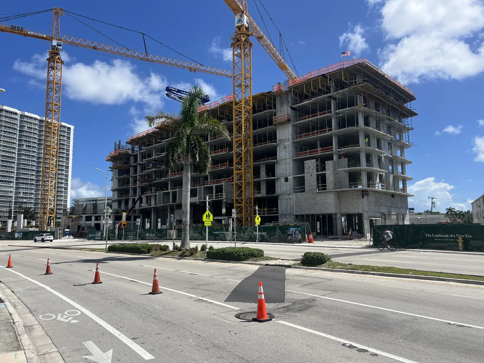 Shoma Bay construction in North Bay Village, September 16, 2026